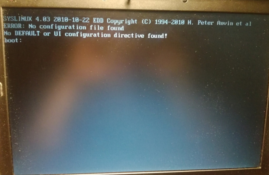 Syslinux Usb Boot